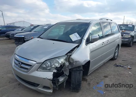 2007 Honda Odyssey Ex-L из США, поврежденный, VIN 5FNRL38717B407239
